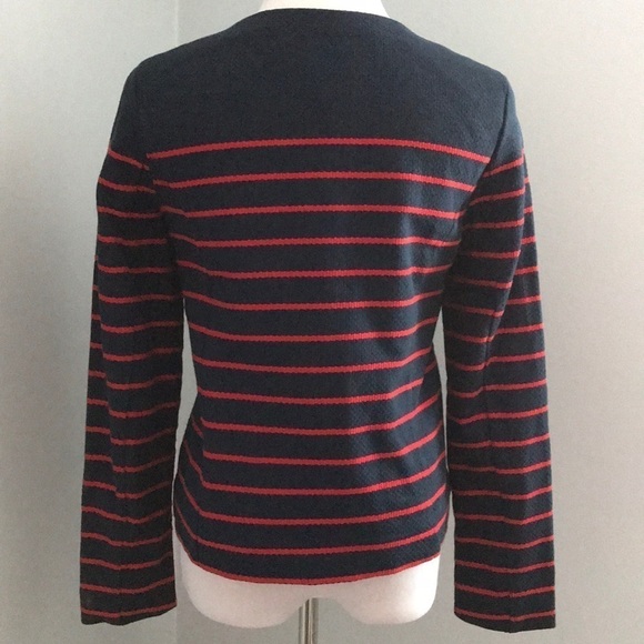 NWOT!! Tommy Hilfiger Navy Stripe Nautical Blazer - Picture 5 of 7